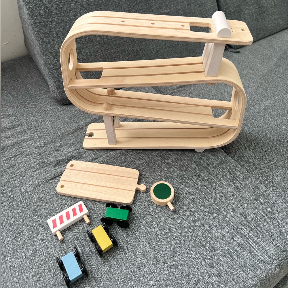 Lalo Wooden Car Ramp Toy
